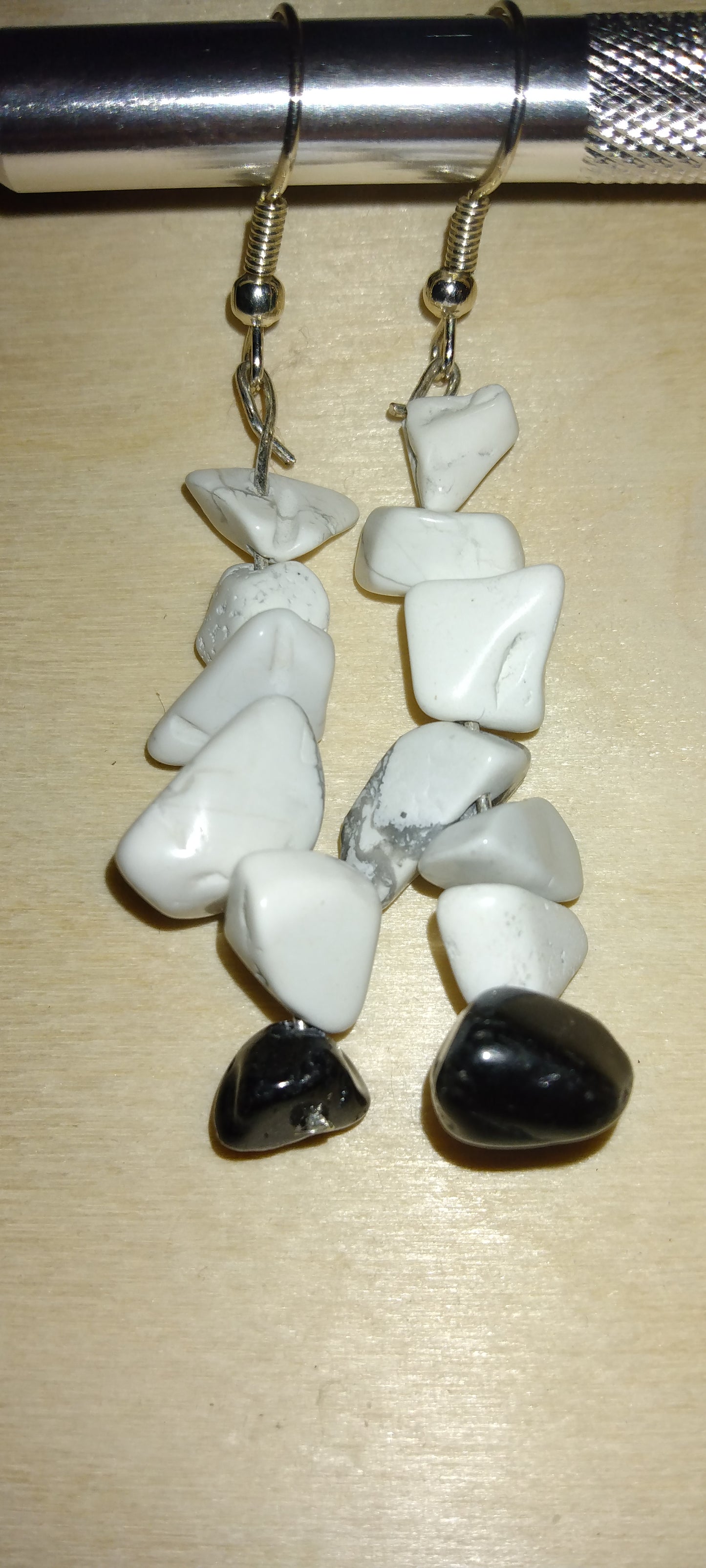 Handmade crystal beaded earrings