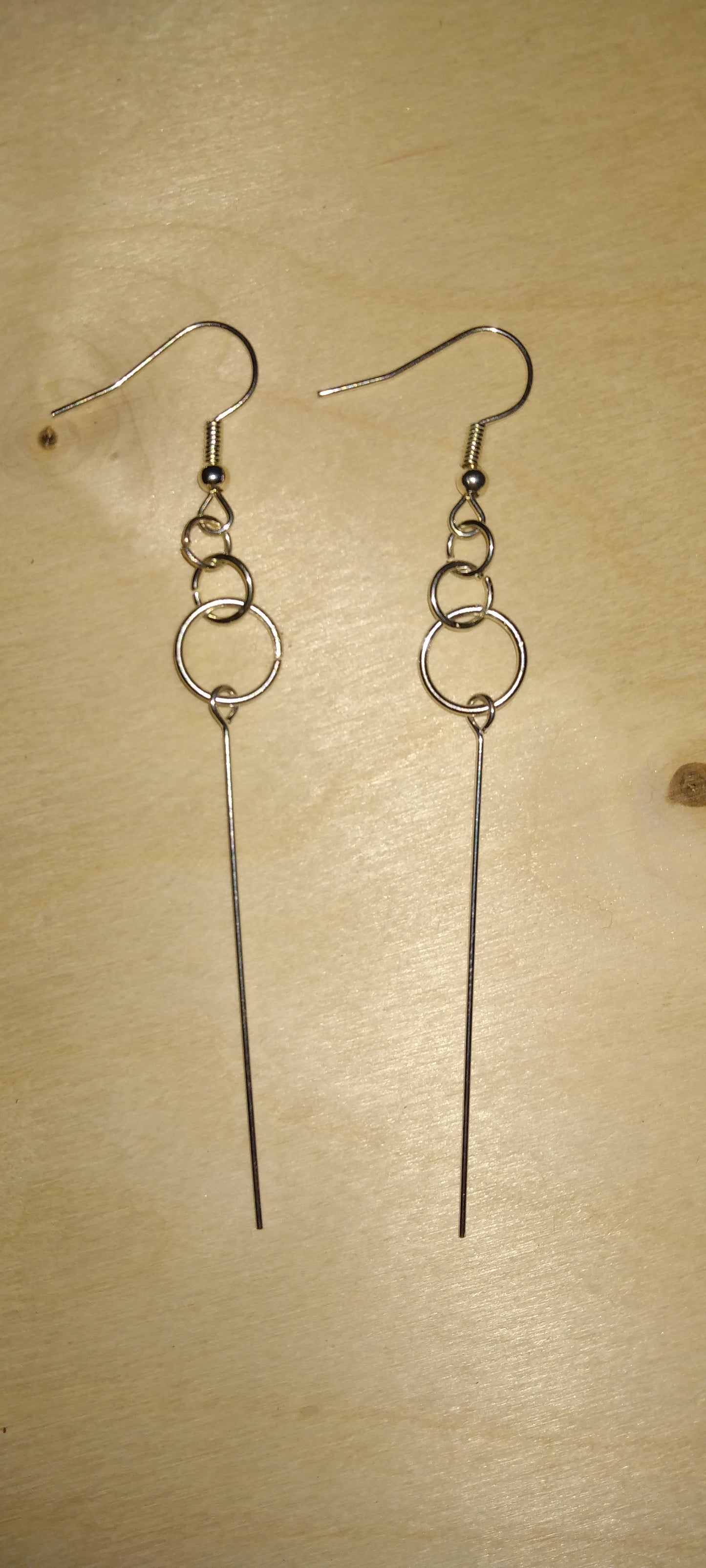 Handmade elegant wire earrings