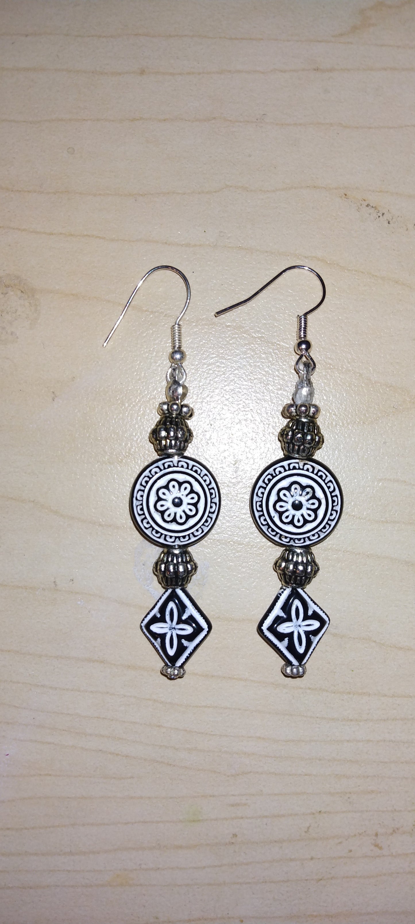 Handmade beaded earrings