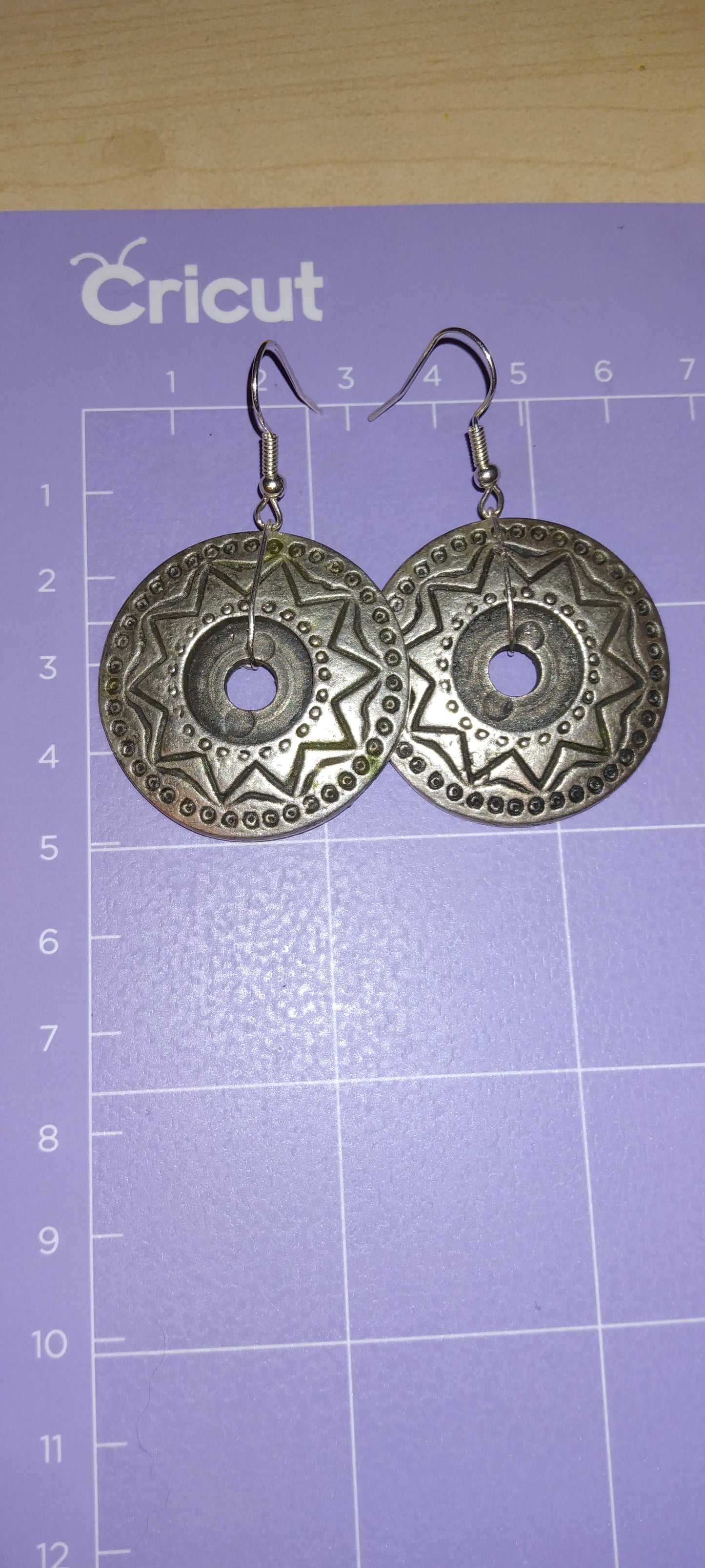 Handmade pendant earrings