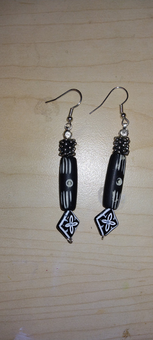 Handmade beaded earrings
