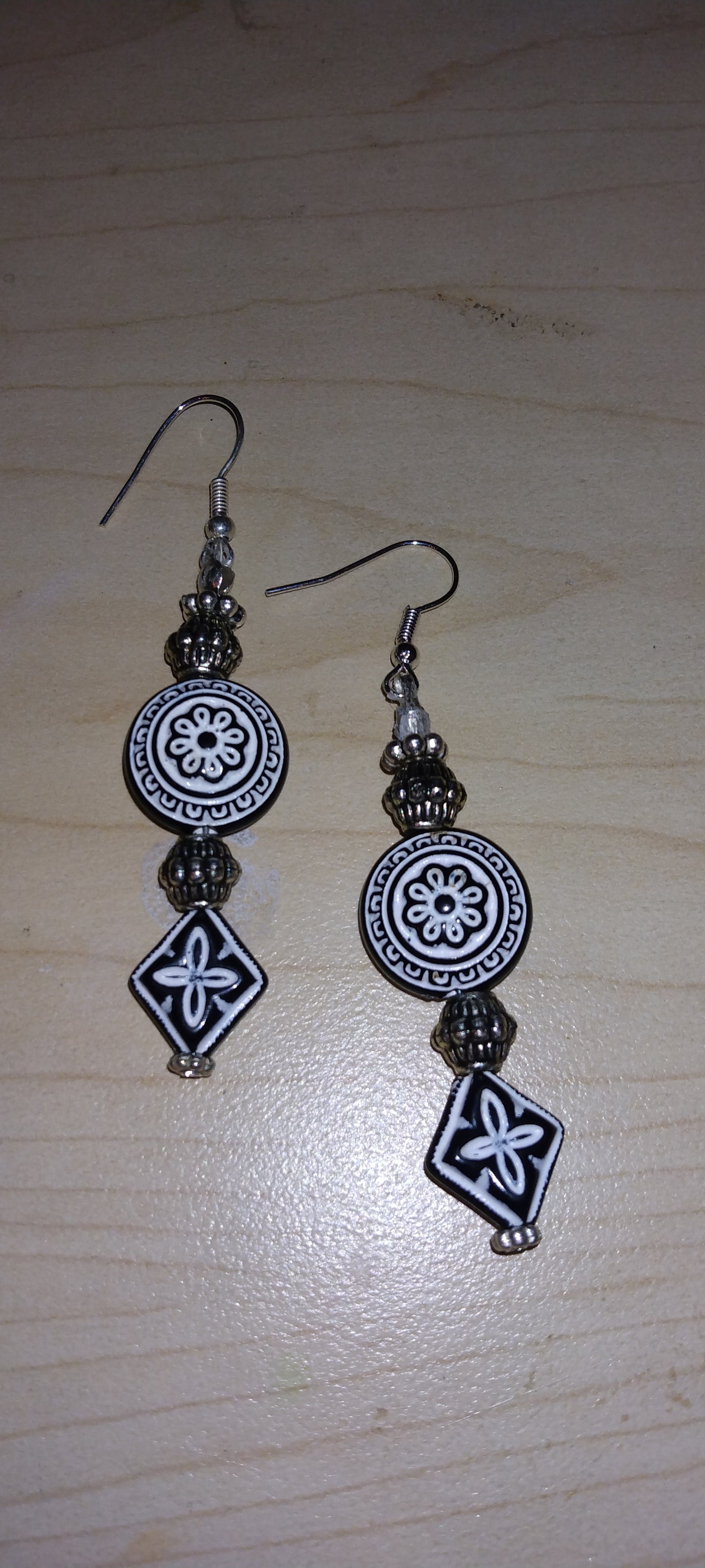 Handmade beaded earrings