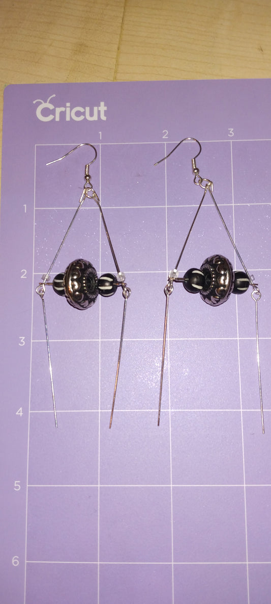 Handmade abstract earrings